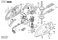 Bosch 0 600 842 042 AHS 3 Hedge Trimmer 230 V / GB Spare Parts AHS3